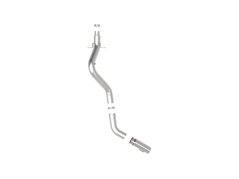 20-24 GM Truck V8-6.6L aFe Large Bore-HD 5 IN 409 SS DPF-Back Exhaust System w/Polished Tip